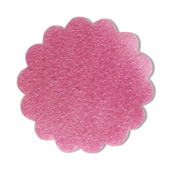 Organze Tül Kese Hazır Kesilmiş Yuvarlak Kese File Modeli Pembe 22 Cm 100lü