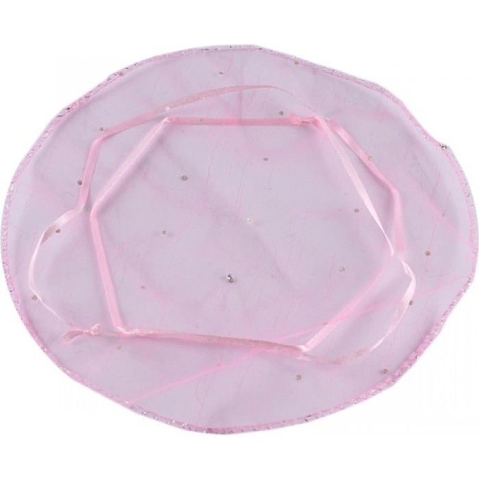 İpli Yuvarlak Pembe Kese Kına Çerez Kesesi 26 cm 100 Adet
