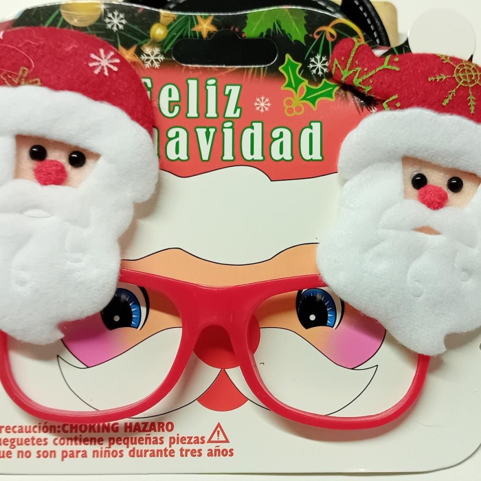 YILBAŞI GÖZLÜĞÜ NOEL BABA 12 Lİ