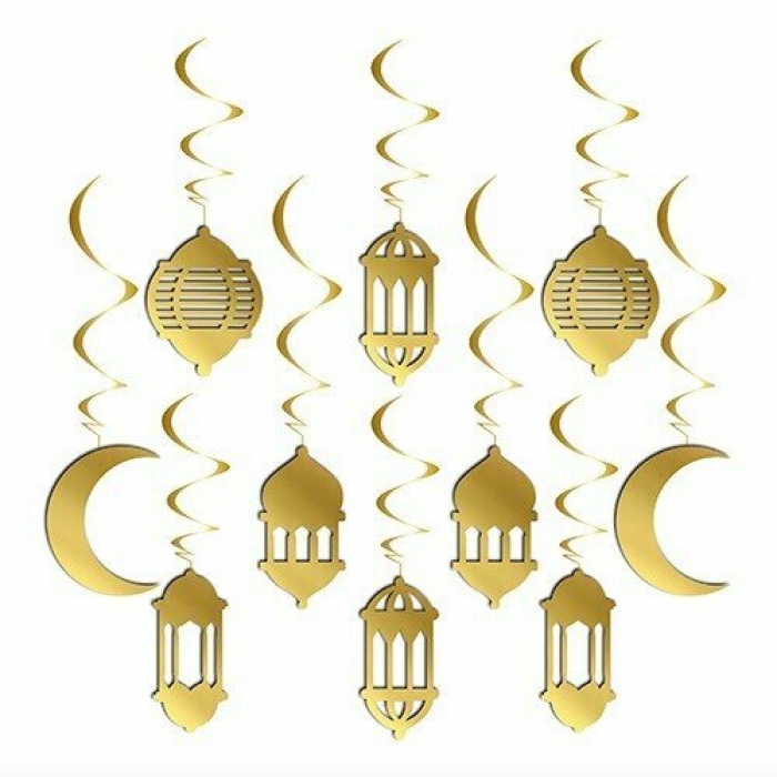 3D TAVAN SÜS RAMAZAN GOLD 10LU
