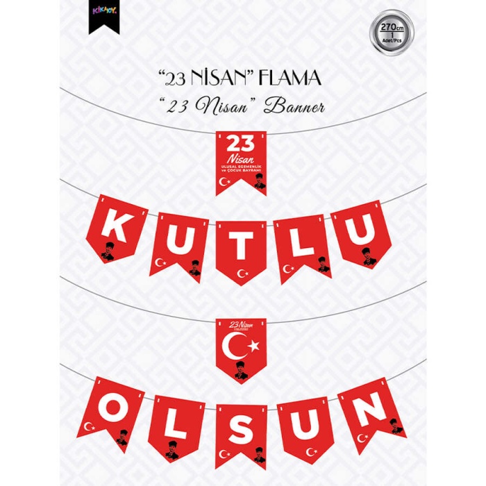23 Nisan Kutlu Olsun Harf Afiş