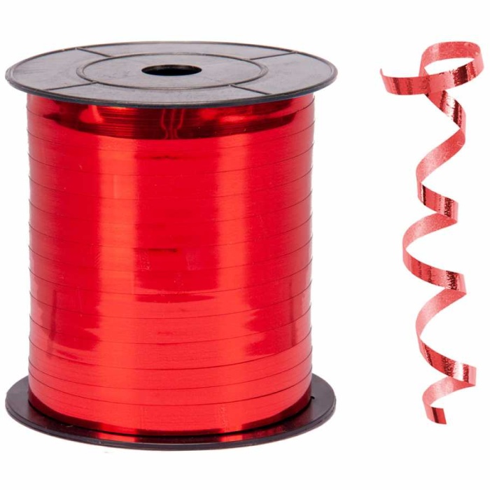 Metalik Kırmızı 8mm Rafya 200mt
