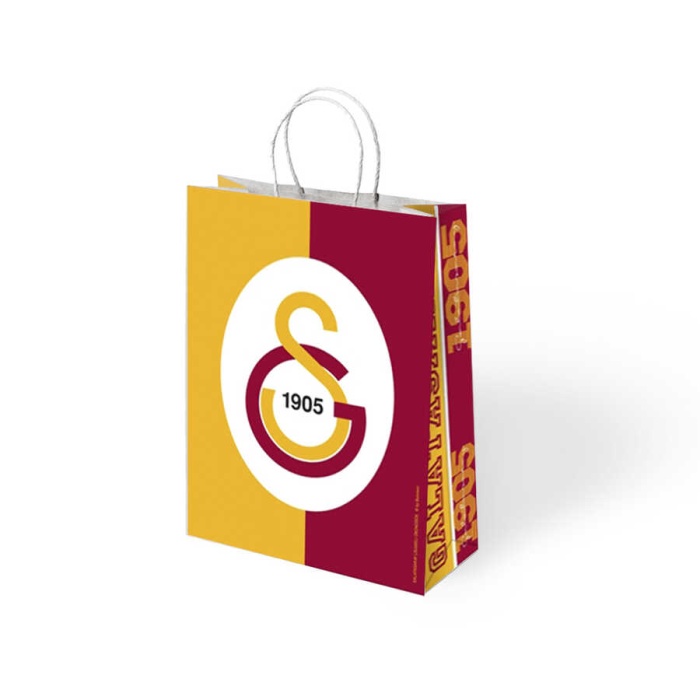 Galatasaray Büküm Saplı Kraft Çanta 18x24cm