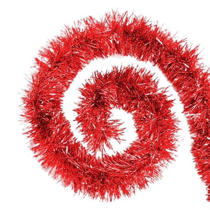 Kırmızı Garland 2 mt Sim 6,5cm