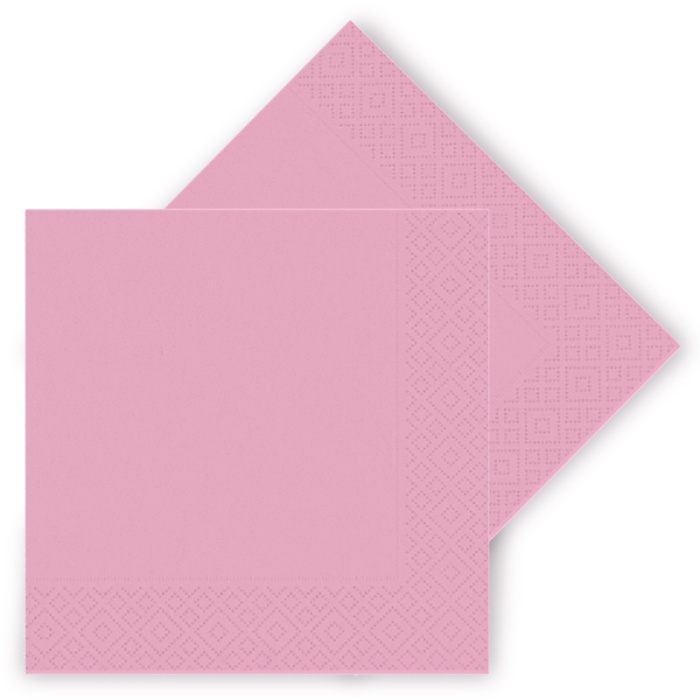 Pembe Makaron Peçete 33*33 16lı