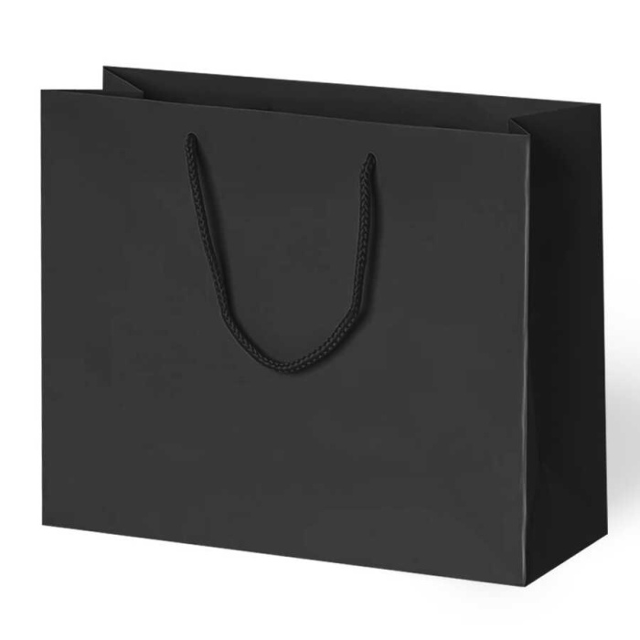 Siyah Karton Çanta 54x38cm 10 lu