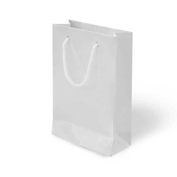 Beyaz Karton Çanta 14x17cm 24lü