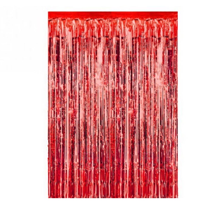 Metalize Kırmızı Arka Fon 100cm*200cm