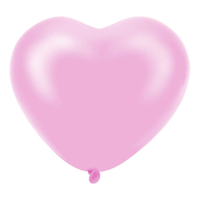 Pembe Kalp Balon 12