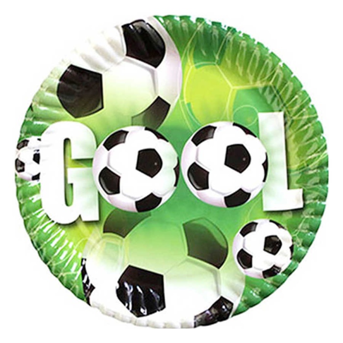 Futbol Partisi Karton Tabak