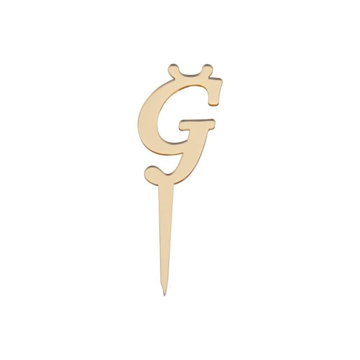 Pleksi Harf 12cm Altın/Gümüş