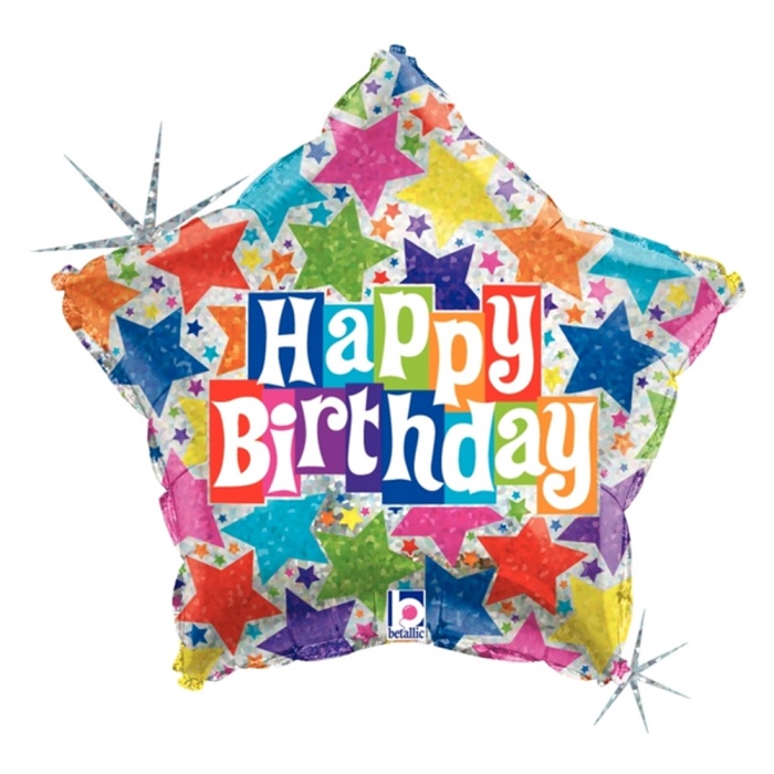 Designer Birthday Grabo Folyo Balon 19
