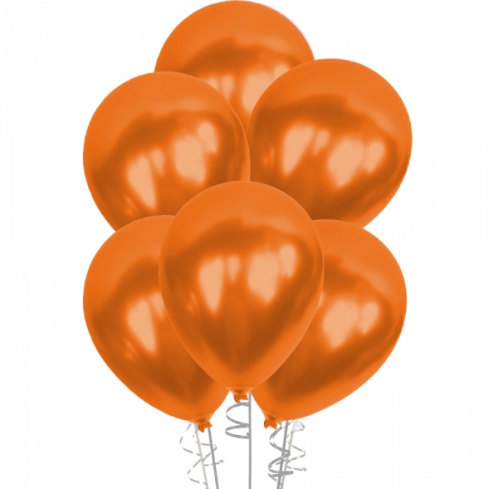 Turuncu Metalik Balon 12 100lü