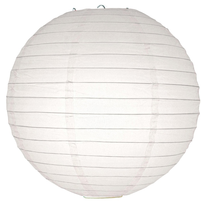 Beyaz Kağıt Fener 40 cm
