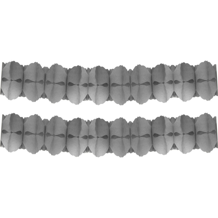Gümüş Garland Dekor Süs 360 cm
