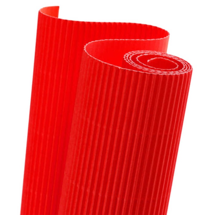 Kırmızı Oluklu Karton 50x70 180gsm