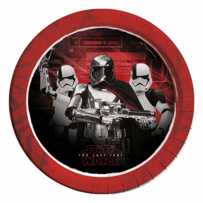 Star Wars The Last Jedi Karton Tabak 23cm