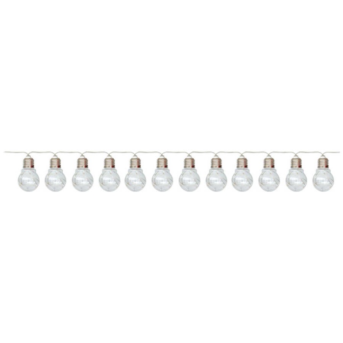 Yılbaşı Gün Işığı Sıralı 12 Led Ampul 3 m