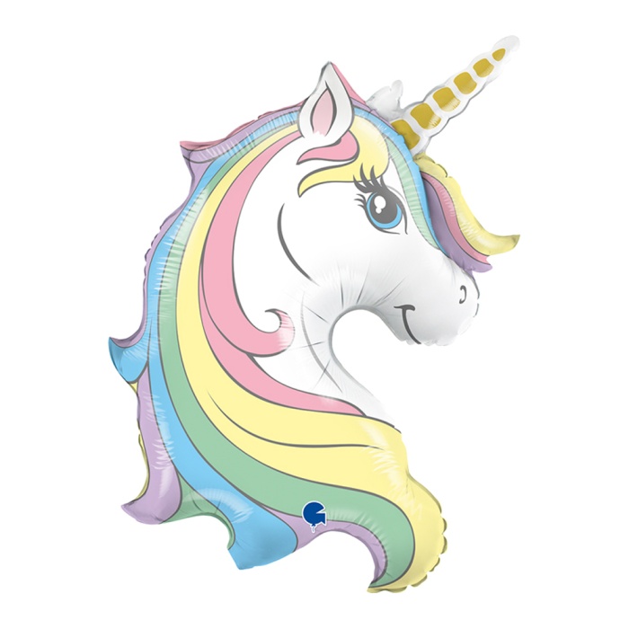 Macaron Unicorn Head Grabo Folyo Balon 39