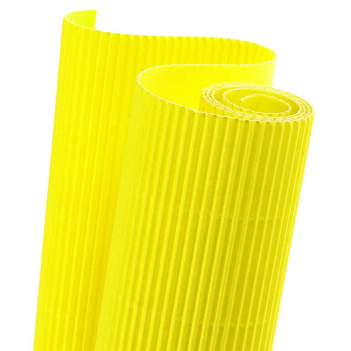 Sarı Oluklu Karton 50x70 180gsm