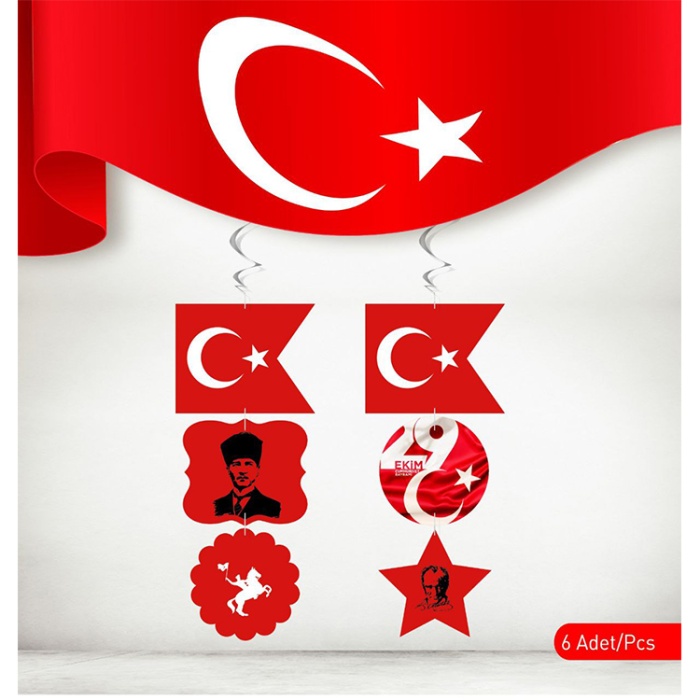 29 Ekim Kutlu Olsun Sarkıt Süs
