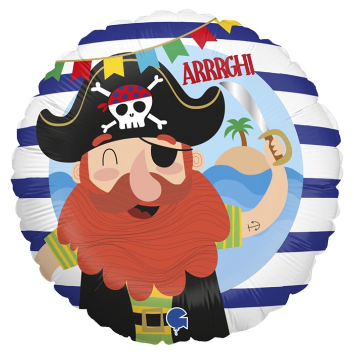 Funny Pirate Grabo Folyo Balon 18