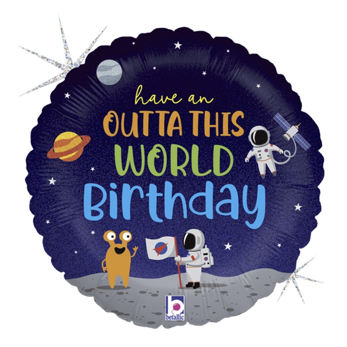 Outta This World Bday Grabo Folyo Balon 18