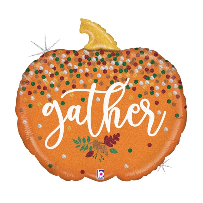 Gather Pumpkin Grabo Folyo Balon 28
