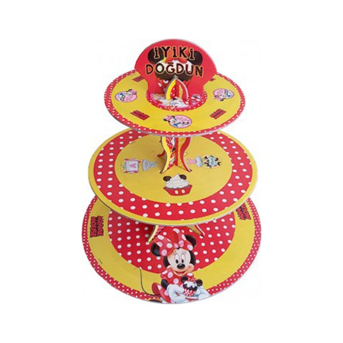 Minnie Lisanslı Cupcake Standı