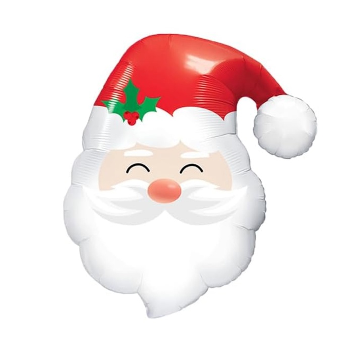 Noel Baba Kafa Folyo Balon