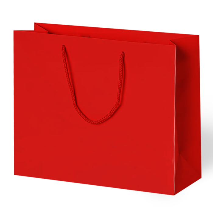 54x38x12 Karton Çanta 10lu -Mat Kırmızı-
