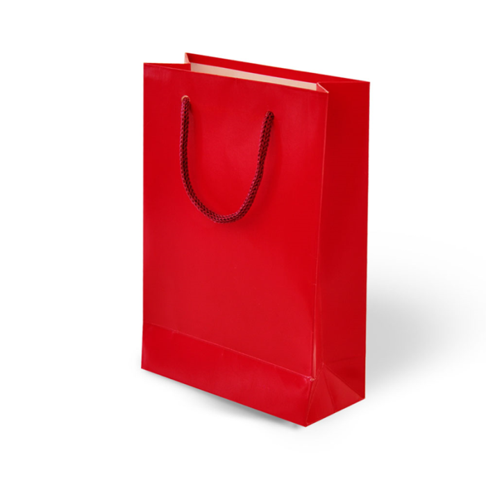 14x17x6 Karton Çanta 24lü -Kırmızı-