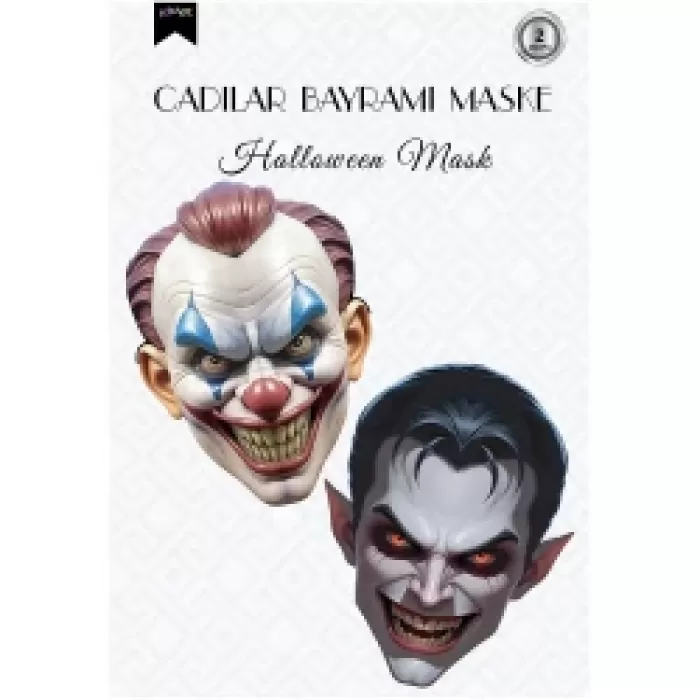 Halloween Maske Seti 2li -No:2