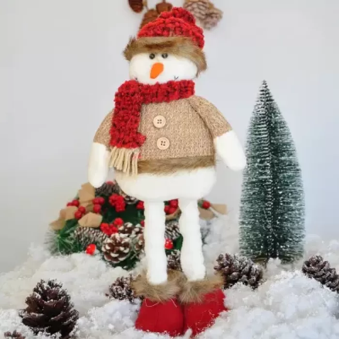 Yılbaşı Ayaklı Figür Dekor 45cm