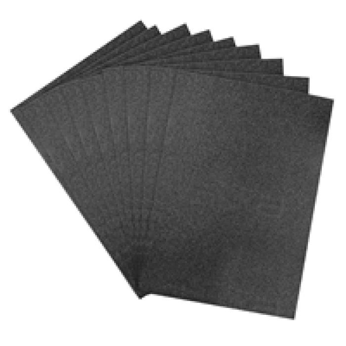 50x70 Eva Tabaka 10lu -Simli Siyah-
