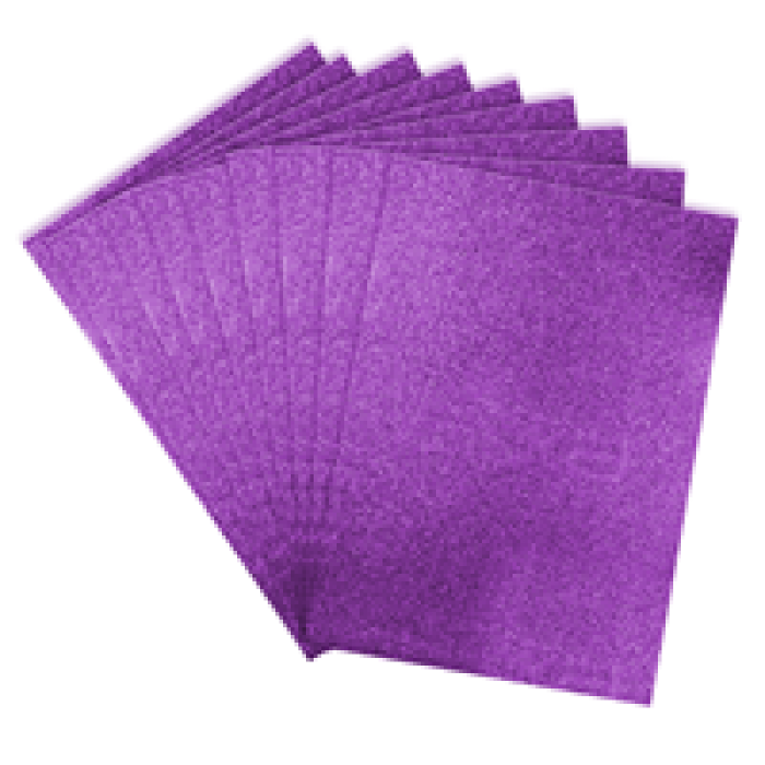 50x70 Eva Tabaka 10lu -Simli Mor-
