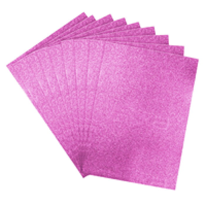 A4 Eva Tabaka 10lu -Simli Pembe-