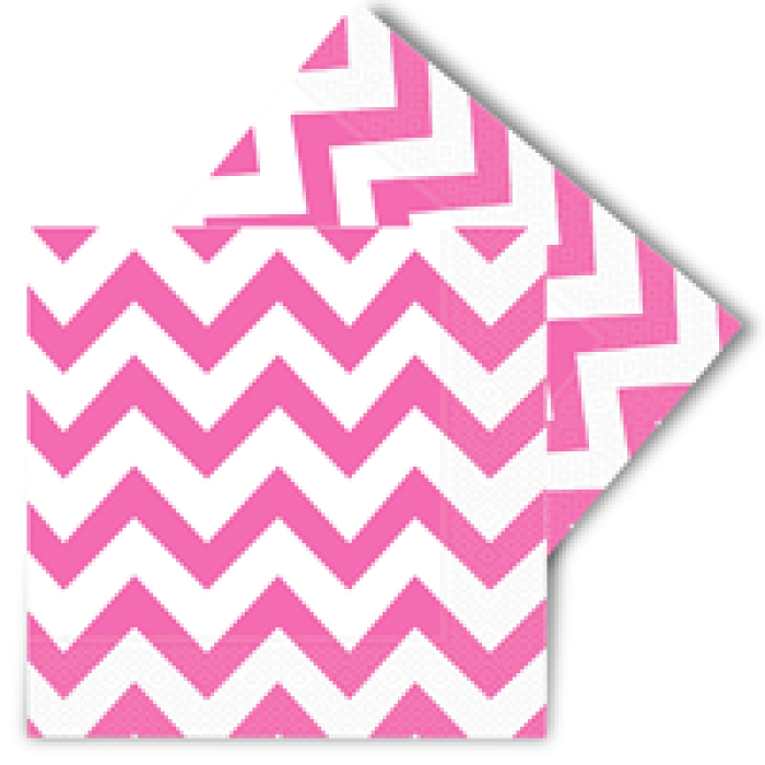 Peçete Roll Up 20li -Zigzag Şeker Pembe-