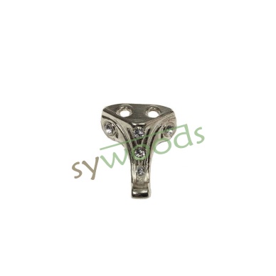 Taşlı moda ayak 2,5 cm nikel 100 adet