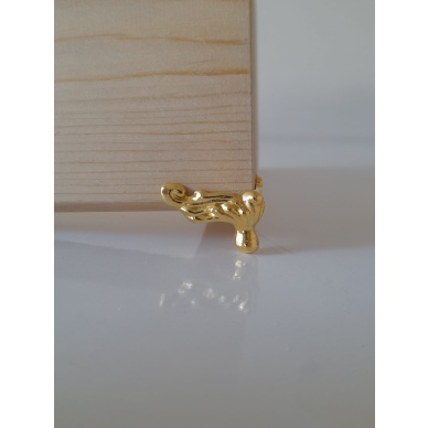 Etek zamak ayak 1.5 cm kutu sandık sunumluk tepsi ayağı sarı