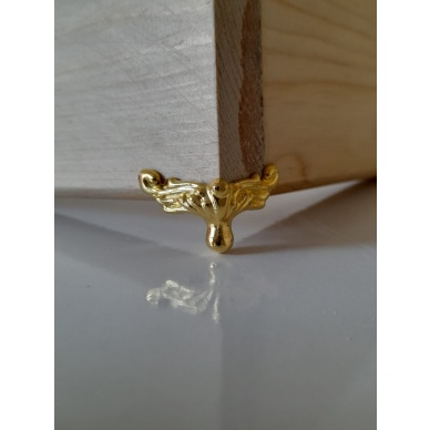 Etek zamak ayak 1.5 cm kutu sandık sunumluk tepsi ayağı sarı
