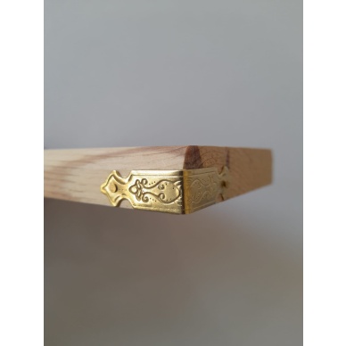 kutu sandık ve kapak kenarı sarı 30 mm