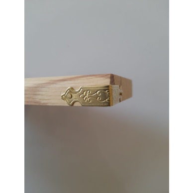 kutu sandık ve kapak kenarı sarı 30 mm