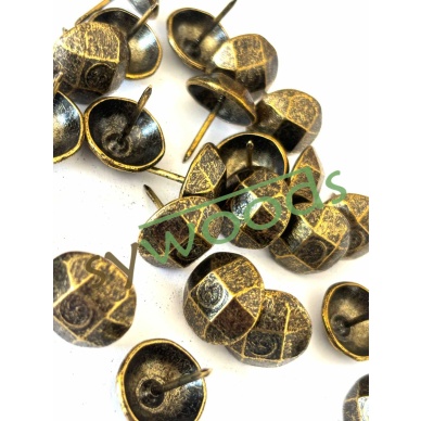 Pentagon kabara raptiye 18 mm antik 200 adet