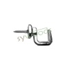 Büyük vidalı askı 15x23 mm nikel 100 adet