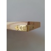 kutu sandık ve kapak kenarı sarı 30 mm