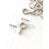 Mini kapalı piton vida 100 adet  6.5x13 mm epoksi anahtarlık hobi maket model gemi diy minik vida