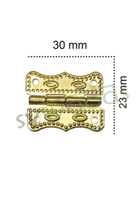 Büyük papatya menteşe 23x30 mm sarı 1 adet