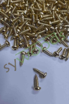 Sac vidası 9,5 mm mercimek baş ysb 1000 adet sarı
