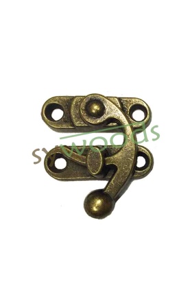 Yay gözü yaylı kilit orta 28x32 mm antik 1 adet